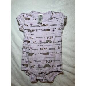 Baby Girl Carhartt bodysuit short sleeve 9m with horses